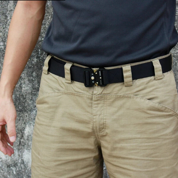 Military Style Tactical Canvas Belt